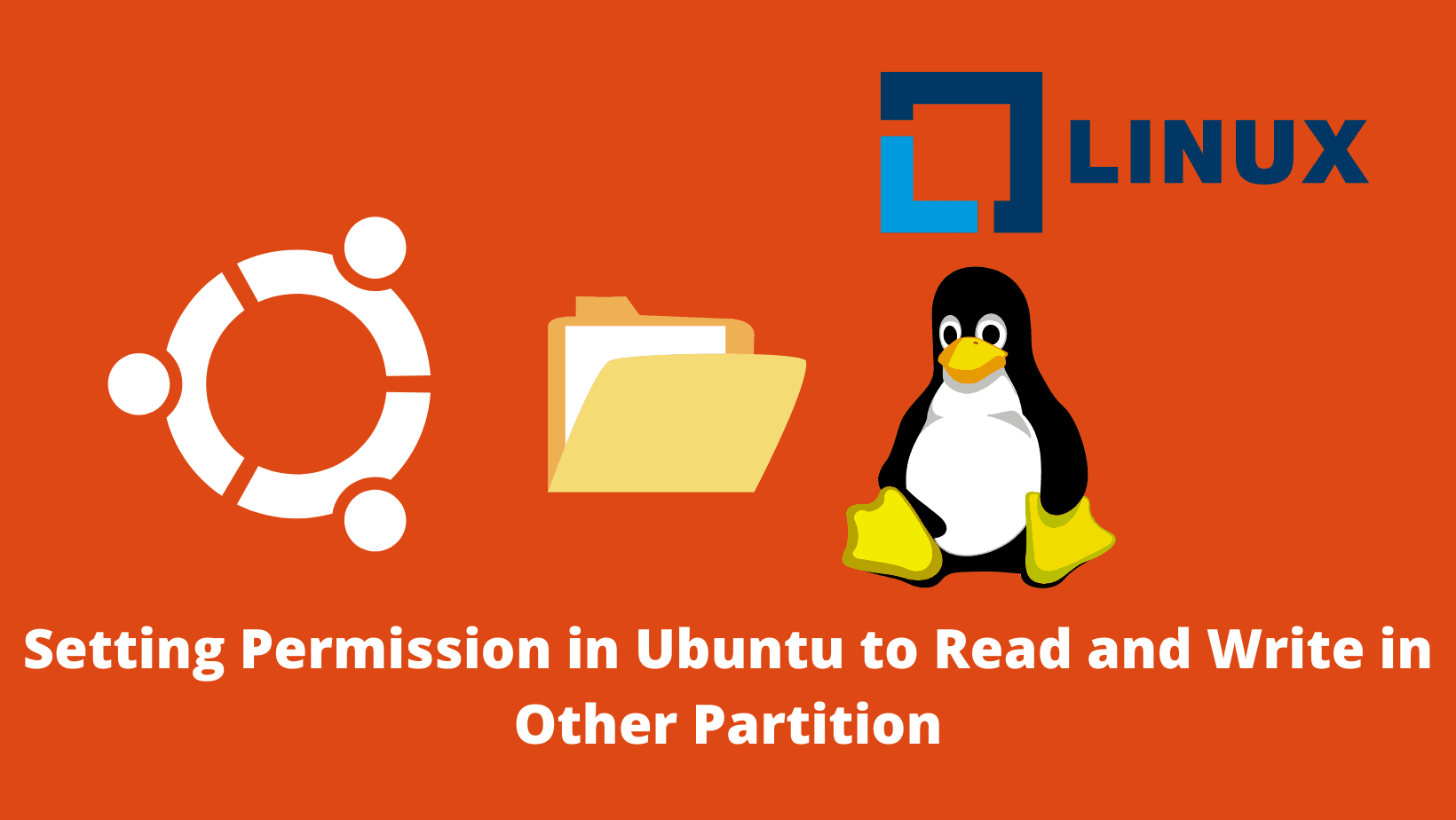Setting Permission in Ubuntu to Read and Write in Other Partition